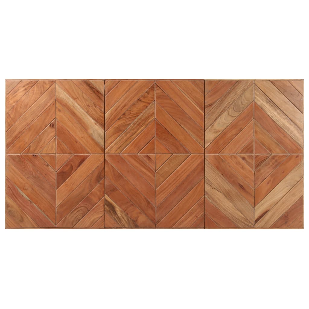 Dining Table 140x70x76 cm Solid Acacia and Mango Wood- Kitchen & Dining Room Tables - HomeShopIreland - Home Shop Ireland - Kitchen & Dining Room Tables - Dining Table 140x70x76 cm Solid Acacia and Mango Wood