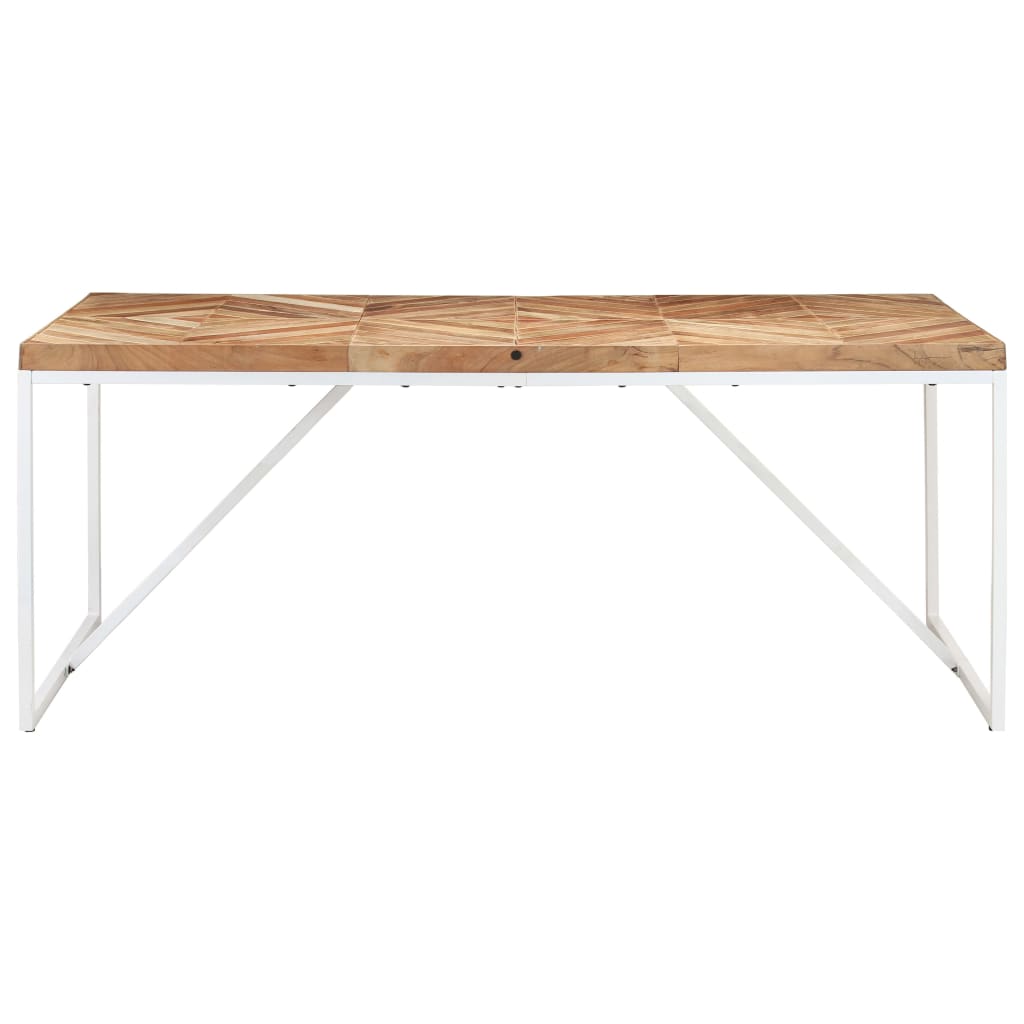 Dining Table 180x90x76 cm Solid Acacia and Mango Wood- Kitchen & Dining Room Tables - HomeShopIreland - Home Shop Ireland - Kitchen & Dining Room Tables - Dining Table 180x90x76 cm Solid Acacia and Mango Wood