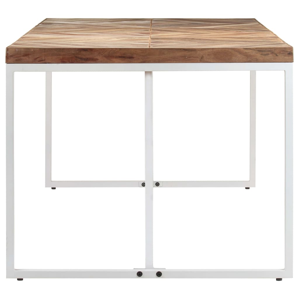 Dining Table 180x90x76 cm Solid Acacia and Mango Wood- Kitchen & Dining Room Tables - HomeShopIreland - Home Shop Ireland - Kitchen & Dining Room Tables - Dining Table 180x90x76 cm Solid Acacia and Mango Wood
