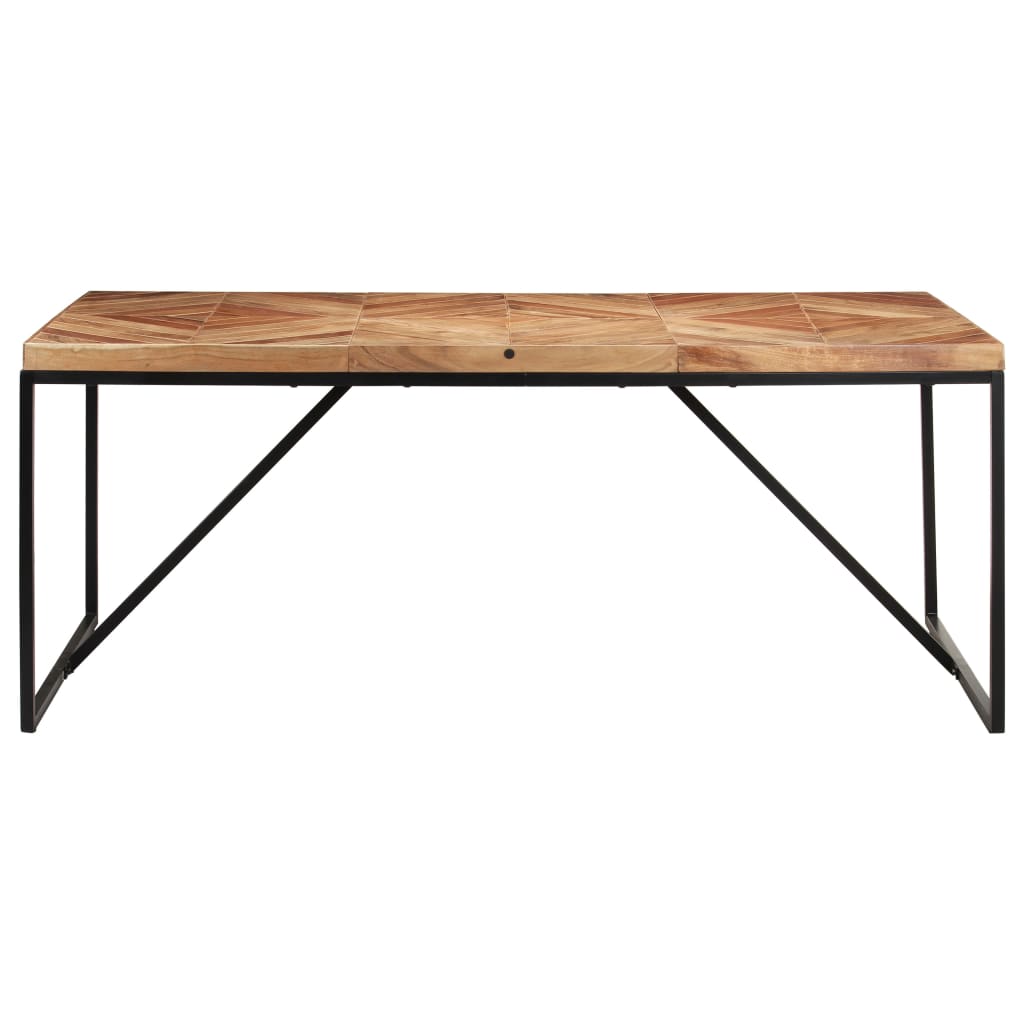 Dining Table 180x90x76 cm Solid Acacia and Mango Wood- Kitchen & Dining Room Tables - HomeShopIreland - Home Shop Ireland - Kitchen & Dining Room Tables - Dining Table 180x90x76 cm Solid Acacia and Mango Wood