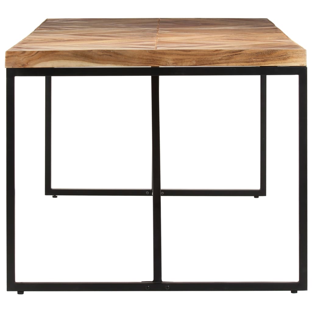 Dining Table 180x90x76 cm Solid Acacia and Mango Wood- Kitchen & Dining Room Tables - HomeShopIreland - Home Shop Ireland - Kitchen & Dining Room Tables - Dining Table 180x90x76 cm Solid Acacia and Mango Wood