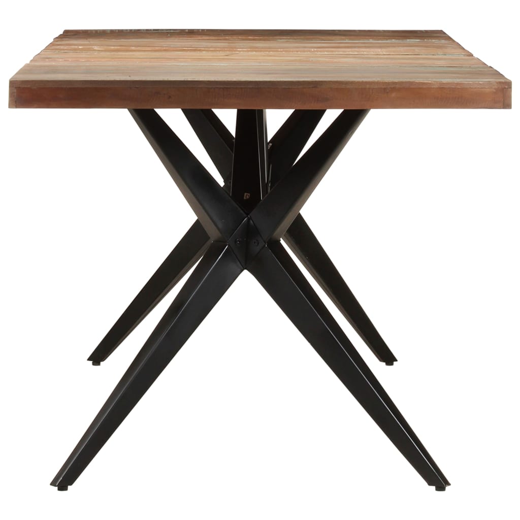 Dining Table 200x90x76 cm Solid Reclaimed Wood- Kitchen & Dining Room Tables - HomeShopIreland - Home Shop Ireland - Kitchen & Dining Room Tables - Dining Table 200x90x76 cm Solid Reclaimed Wood