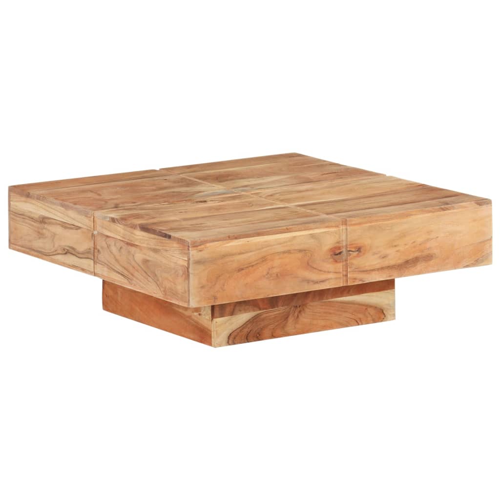 Coffee Table 80x80x28 cm Solid Acacia Wood- Coffee Tables - HomeShopIreland - Home Shop Ireland - Coffee Tables - Coffee Table 80x80x28 cm Solid Acacia Wood