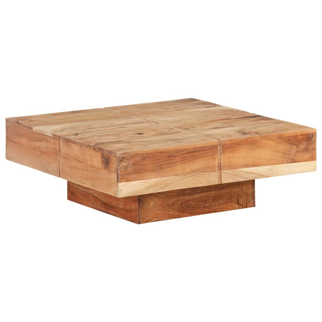 Coffee Table 80x80x28 cm Solid Acacia Wood- Coffee Tables - HomeShopIreland - Home Shop Ireland - Coffee Tables - Coffee Table 80x80x28 cm Solid Acacia Wood