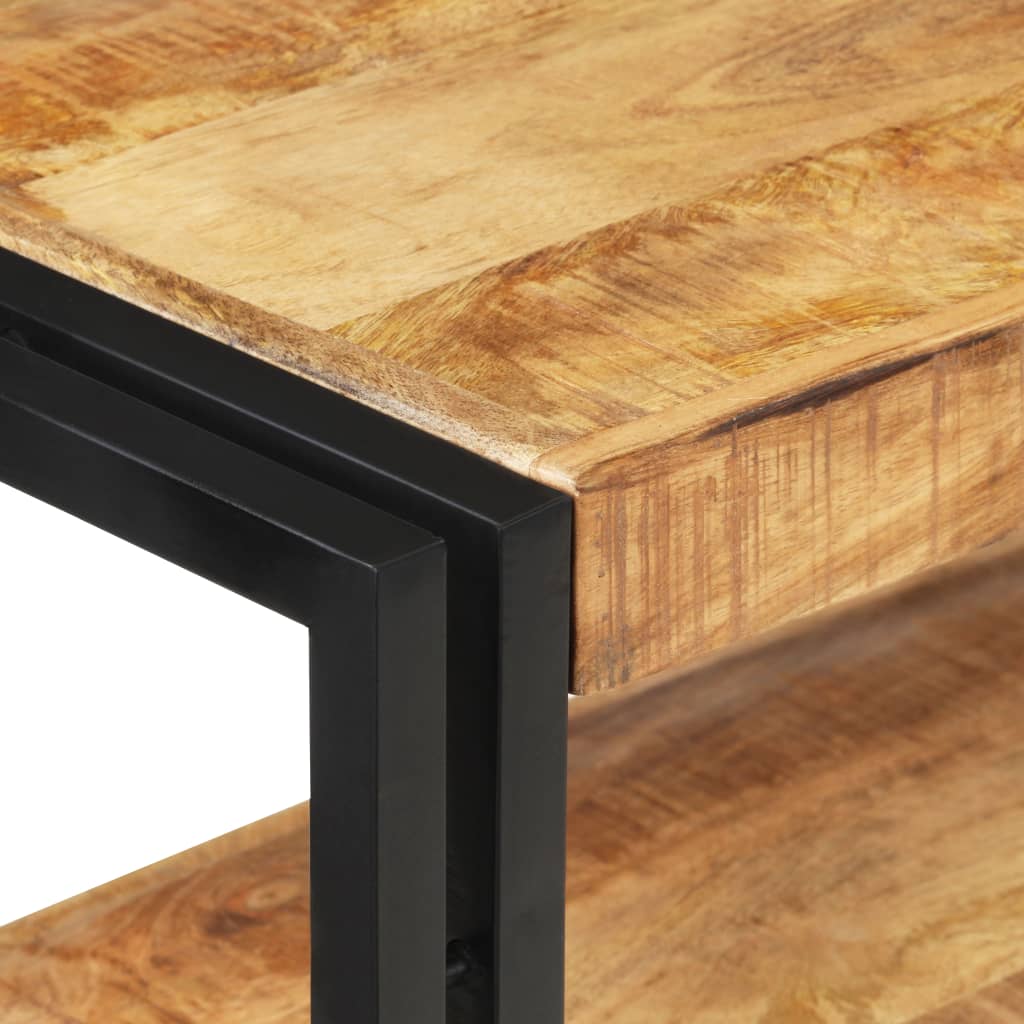 Console Table 120x30x75 cm Rough Mango Wood- End Tables - HomeShopIreland - Home Shop Ireland - End Tables - Console Table 120x30x75 cm Rough Mango Wood