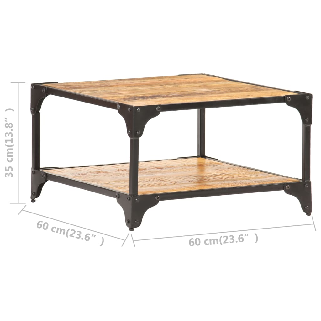 Coffee Table 60x60x35 cm Solid Mango Wood- Coffee Tables - HomeShopIreland - Home Shop Ireland - Coffee Tables - Coffee Table 60x60x35 cm Solid Mango Wood