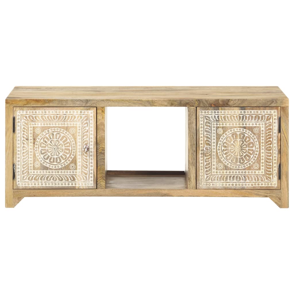Coffee Table 90x50x35 cm Solid Mango Wood- Coffee Tables - HomeShopIreland - Home Shop Ireland - Coffee Tables - Coffee Table 90x50x35 cm Solid Mango Wood