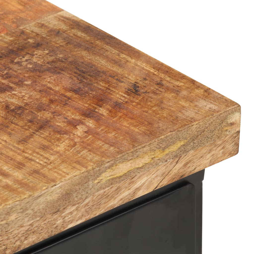 Bedside Cabinet 40x30x52 cm Rough Mango Wood- Bedside Tables - HomeShopIreland - Home Shop Ireland - Bedside Tables - Bedside Cabinet 40x30x52 cm Rough Mango Wood