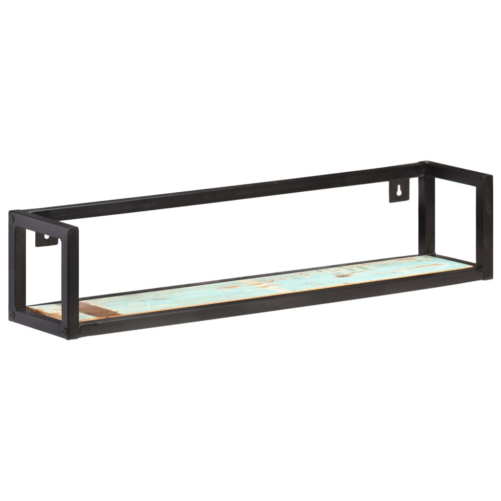 Wall Shelves 2 pcs 80 cm Solid Reclaimed Wood- Wall Shelves & Ledges - HomeShopIreland - Home Shop Ireland - Wall Shelves & Ledges - Wall Shelves 2 pcs 80 cm Solid Reclaimed Wood