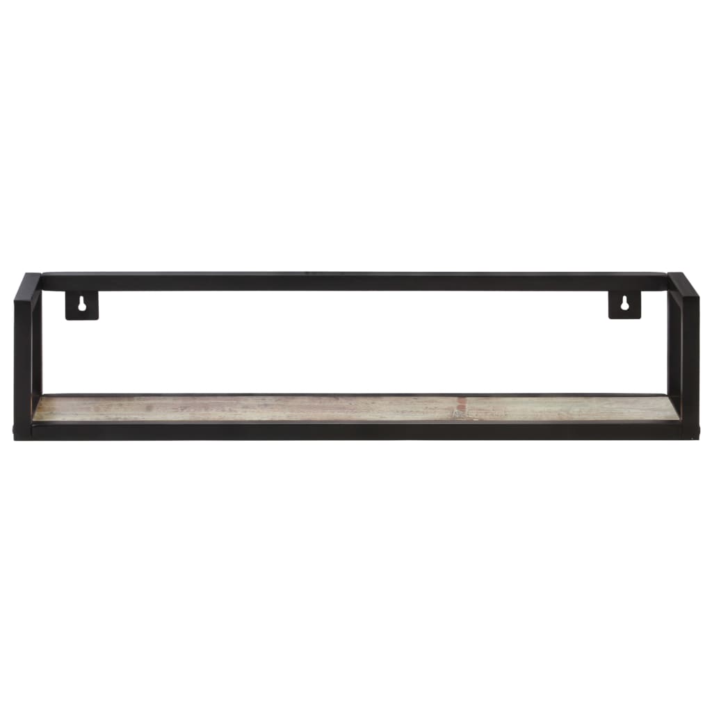 Wall Shelves 2 pcs 80 cm Solid Reclaimed Wood- Wall Shelves & Ledges - HomeShopIreland - Home Shop Ireland - Wall Shelves & Ledges - Wall Shelves 2 pcs 80 cm Solid Reclaimed Wood