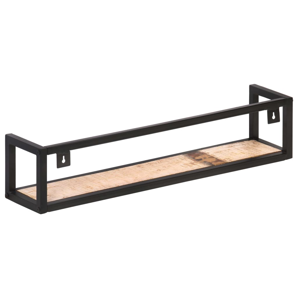 Wall Shelves 2 pcs 80 cm Solid Reclaimed Wood- Wall Shelves & Ledges - HomeShopIreland - Home Shop Ireland - Wall Shelves & Ledges - Wall Shelves 2 pcs 80 cm Solid Reclaimed Wood