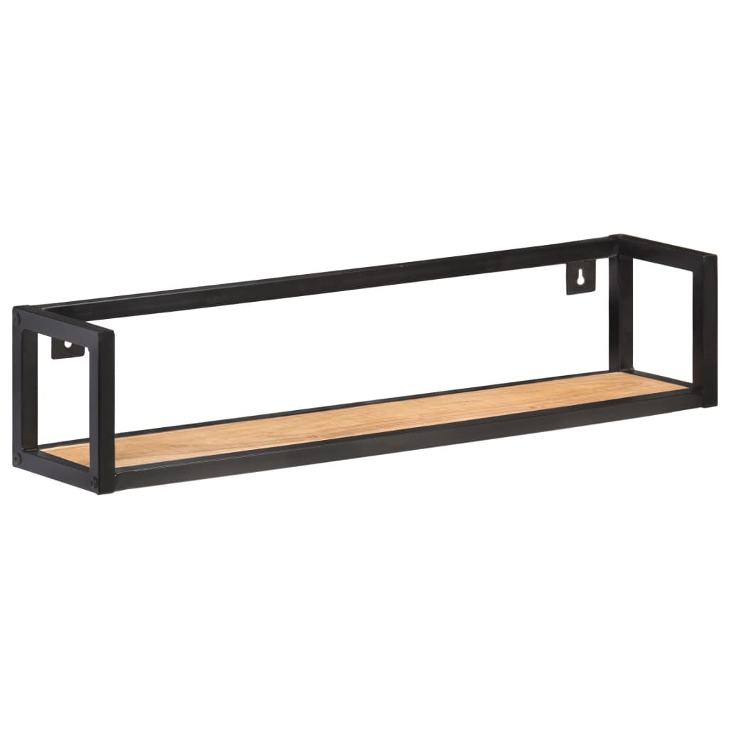 Wall Shelves 2 pcs 80 cm Solid Acacia Wood- Wall Shelves & Ledges - HomeShopIreland - Home Shop Ireland - Wall Shelves & Ledges - Wall Shelves 2 pcs 80 cm Solid Acacia Wood