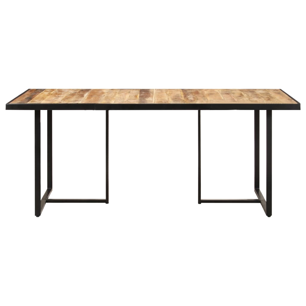 Dining Table 160 cm Rough Mango Wood- Kitchen & Dining Room Tables - HomeShopIreland - Home Shop Ireland - Kitchen & Dining Room Tables - Dining Table 160 cm Rough Mango Wood