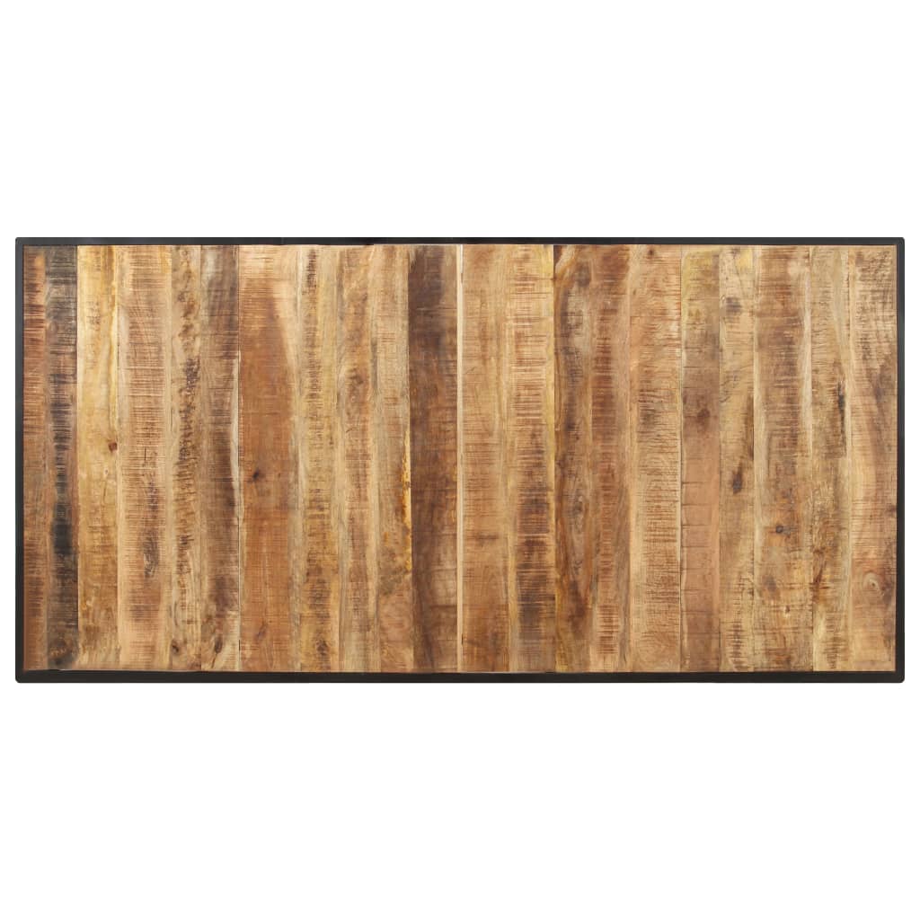 Dining Table 160 cm Rough Mango Wood- Kitchen & Dining Room Tables - HomeShopIreland - Home Shop Ireland - Kitchen & Dining Room Tables - Dining Table 160 cm Rough Mango Wood