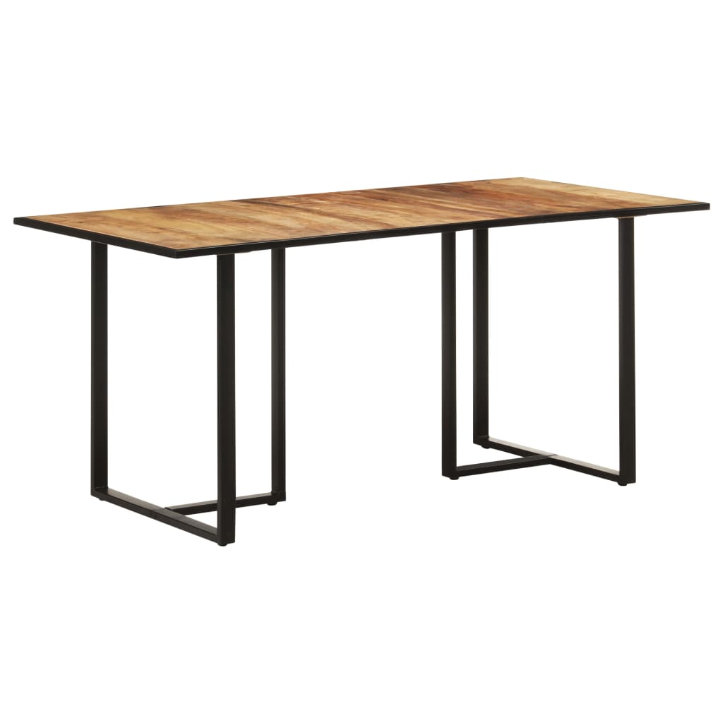Dining Table 160 cm Rough Mango Wood- Kitchen & Dining Room Tables - HomeShopIreland - Home Shop Ireland - Kitchen & Dining Room Tables - Dining Table 160 cm Rough Mango Wood