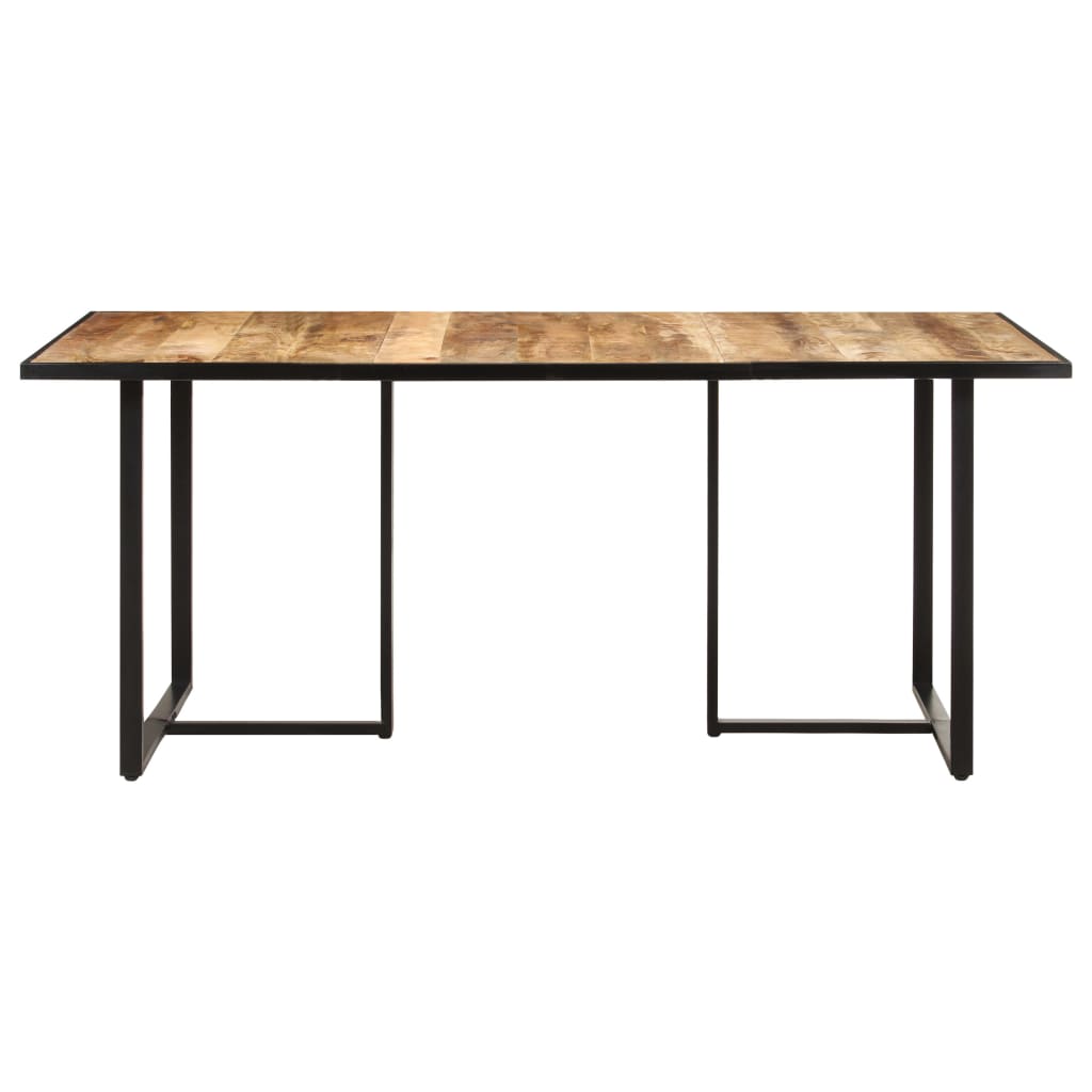 Dining Table 180 cm Rough Mango Wood- Kitchen & Dining Room Tables - HomeShopIreland - Home Shop Ireland - Kitchen & Dining Room Tables - Dining Table 180 cm Rough Mango Wood