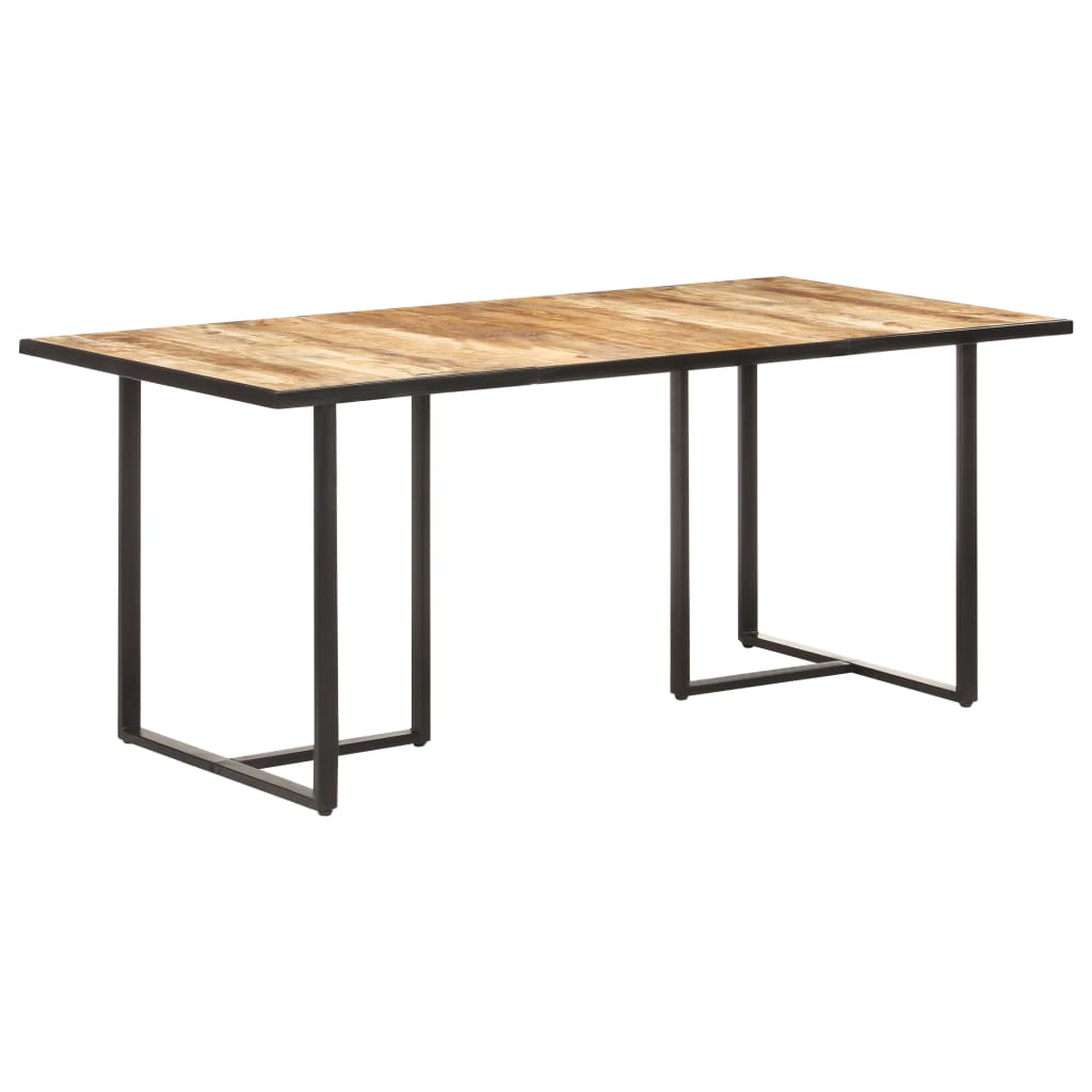 Dining Table 180 cm Rough Mango Wood- Kitchen & Dining Room Tables - HomeShopIreland - Home Shop Ireland - Kitchen & Dining Room Tables - Dining Table 180 cm Rough Mango Wood