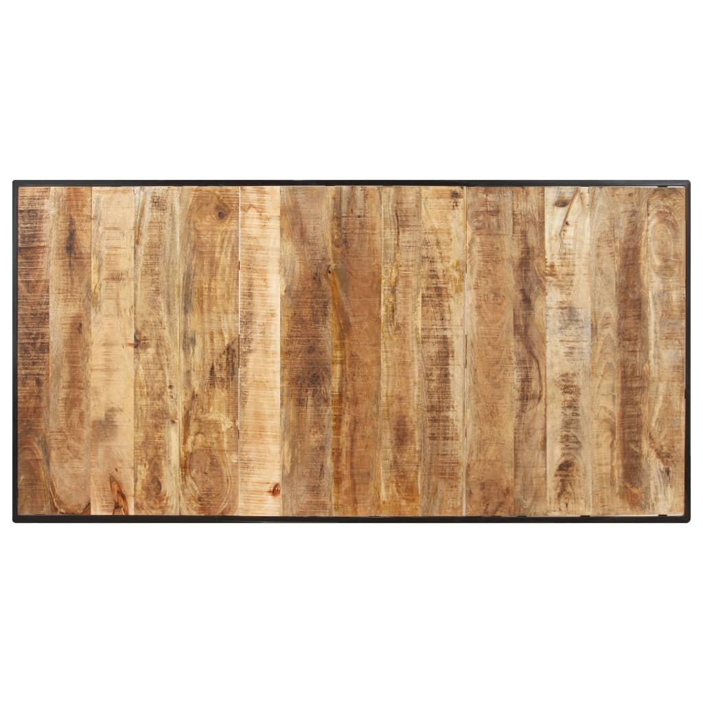 Dining Table 180 cm Rough Mango Wood- Kitchen & Dining Room Tables - HomeShopIreland - Home Shop Ireland - Kitchen & Dining Room Tables - Dining Table 180 cm Rough Mango Wood
