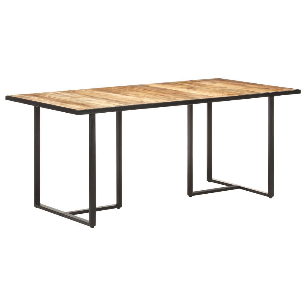 Dining Table 180 cm Rough Mango Wood- Kitchen & Dining Room Tables - HomeShopIreland - Home Shop Ireland - Kitchen & Dining Room Tables - Dining Table 180 cm Rough Mango Wood