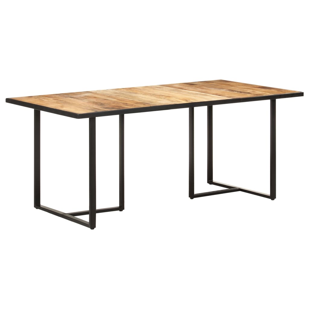 Dining Table 180 cm Rough Mango Wood- Kitchen & Dining Room Tables - HomeShopIreland - Home Shop Ireland - Kitchen & Dining Room Tables - Dining Table 180 cm Rough Mango Wood
