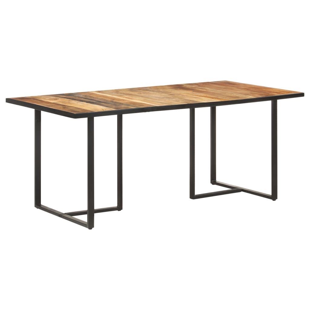 Dining Table 180 cm Rough Mango Wood- Kitchen & Dining Room Tables - HomeShopIreland - Home Shop Ireland - Kitchen & Dining Room Tables - Dining Table 180 cm Rough Mango Wood