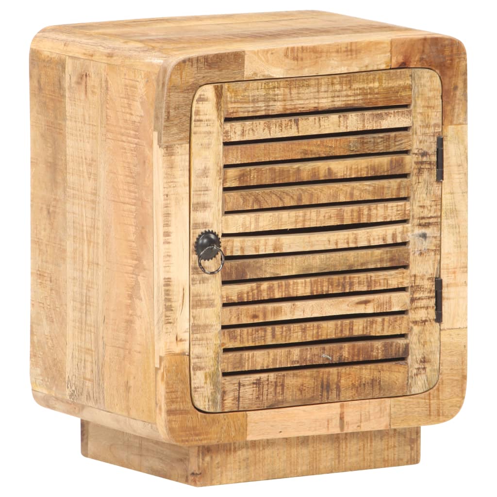 Bedside Cabinet 40x30x50 cm Rough Mango Wood- Bedside Tables - HomeShopIreland - Home Shop Ireland - Bedside Tables - Bedside Cabinet 40x30x50 cm Rough Mango Wood