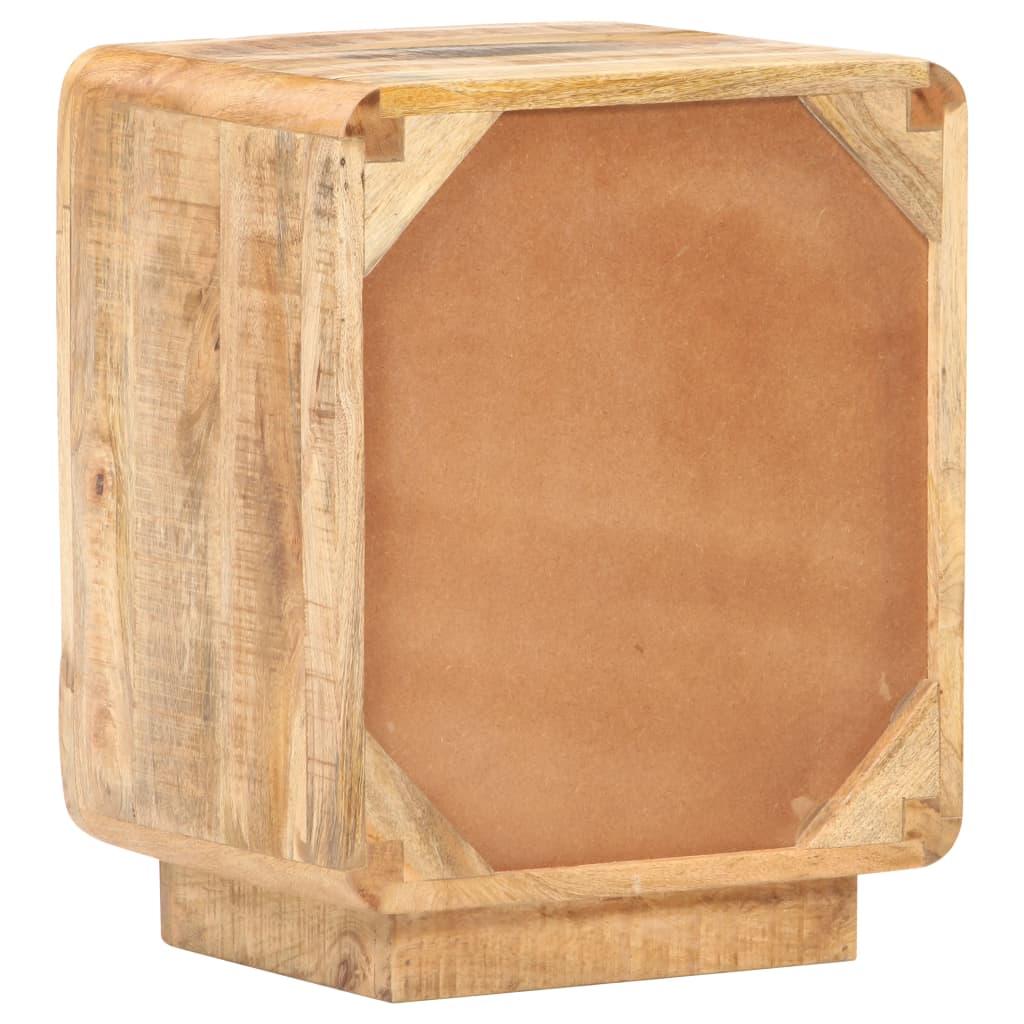 Bedside Cabinet 40x30x50 cm Rough Mango Wood- Bedside Tables - HomeShopIreland - Home Shop Ireland - Bedside Tables - Bedside Cabinet 40x30x50 cm Rough Mango Wood