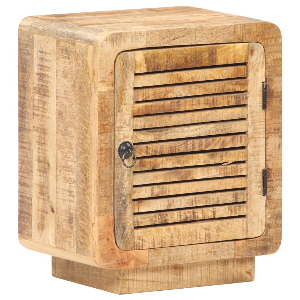 Bedside Cabinet 40x30x50 cm Rough Mango Wood- Bedside Tables - HomeShopIreland - Home Shop Ireland - Bedside Tables - Bedside Cabinet 40x30x50 cm Rough Mango Wood