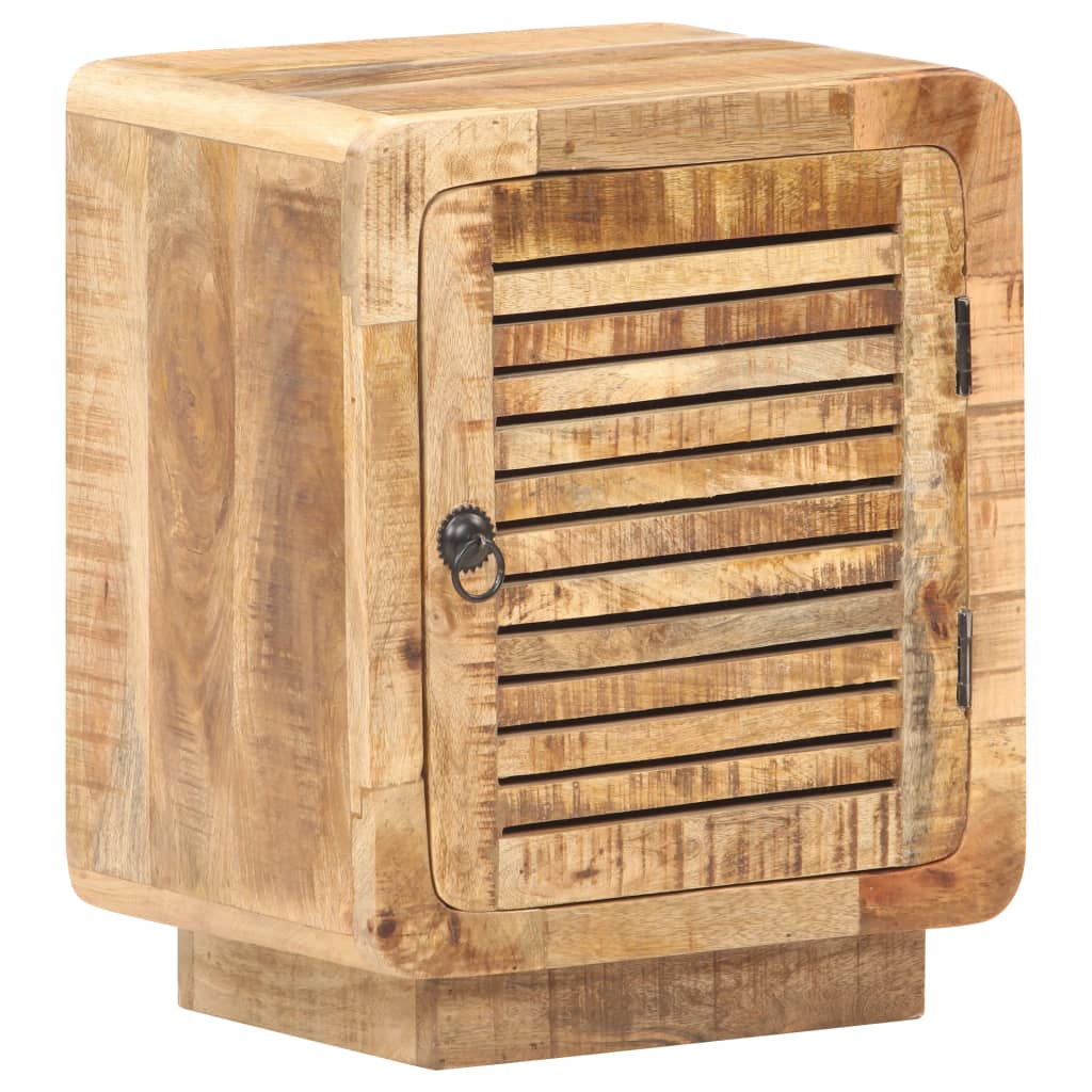 Bedside Cabinet 40x30x50 cm Rough Mango Wood- Bedside Tables - HomeShopIreland - Home Shop Ireland - Bedside Tables - Bedside Cabinet 40x30x50 cm Rough Mango Wood
