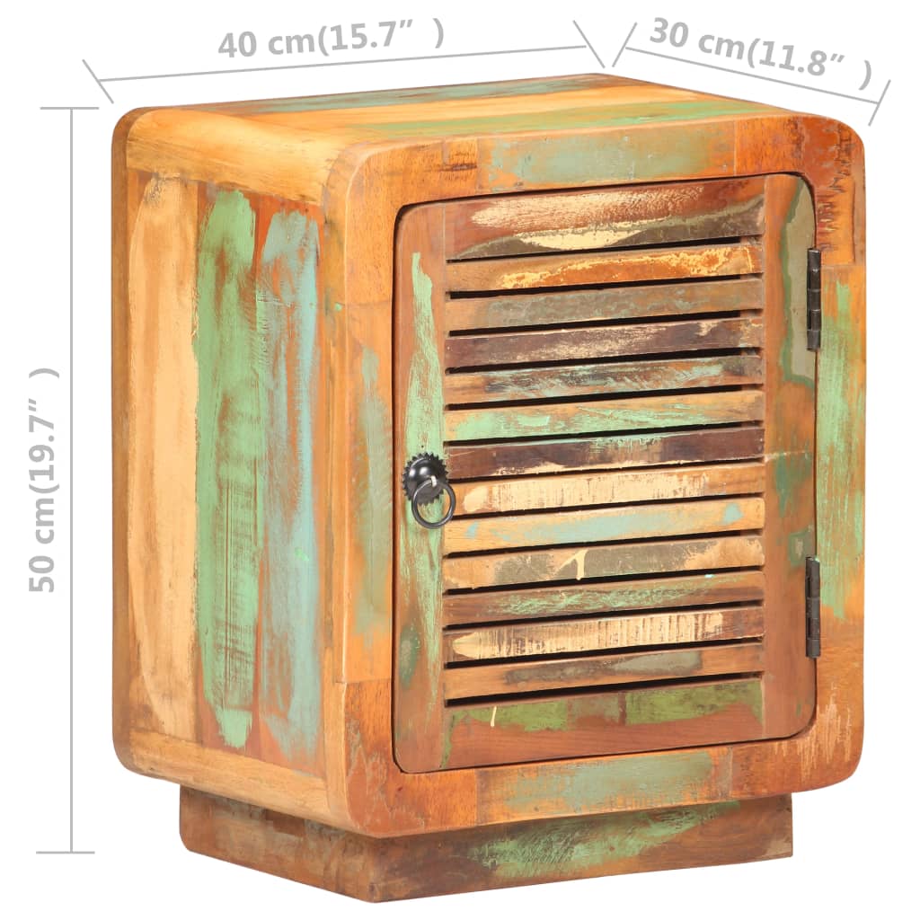 Bedside Cabinet 40x30x50 cm Solid Reclaimed Wood- Bedside Tables - HomeShopIreland - Home Shop Ireland - Bedside Tables - Bedside Cabinet 40x30x50 cm Solid Reclaimed Wood