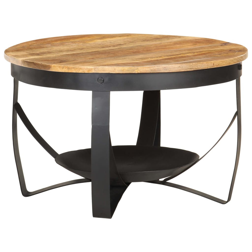 Coffee Table Ã˜68x43 cm Rough Mango Wood- Coffee Tables - HomeShopIreland - Home Shop Ireland - Coffee Tables - Coffee Table Ã˜68x43 cm Rough Mango Wood