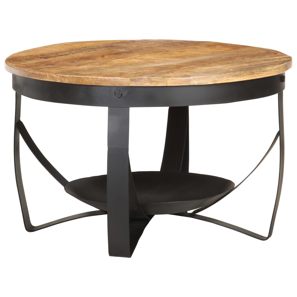 Coffee Table Ã˜68x43 cm Rough Mango Wood- Coffee Tables - HomeShopIreland - Home Shop Ireland - Coffee Tables - Coffee Table Ã˜68x43 cm Rough Mango Wood
