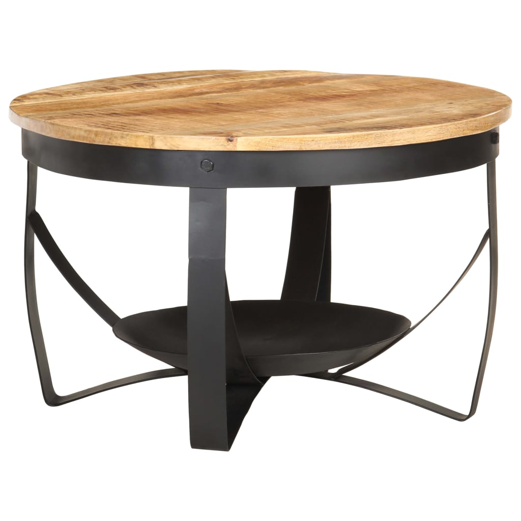 Coffee Table Ã˜68x43 cm Rough Mango Wood- Coffee Tables - HomeShopIreland - Home Shop Ireland - Coffee Tables - Coffee Table Ã˜68x43 cm Rough Mango Wood