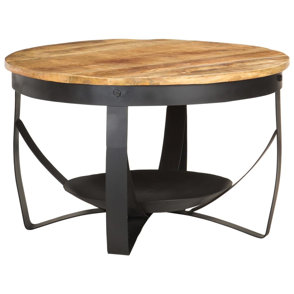 Coffee Table Ã˜68x43 cm Rough Mango Wood- Coffee Tables - HomeShopIreland - Home Shop Ireland - Coffee Tables - Coffee Table Ã˜68x43 cm Rough Mango Wood