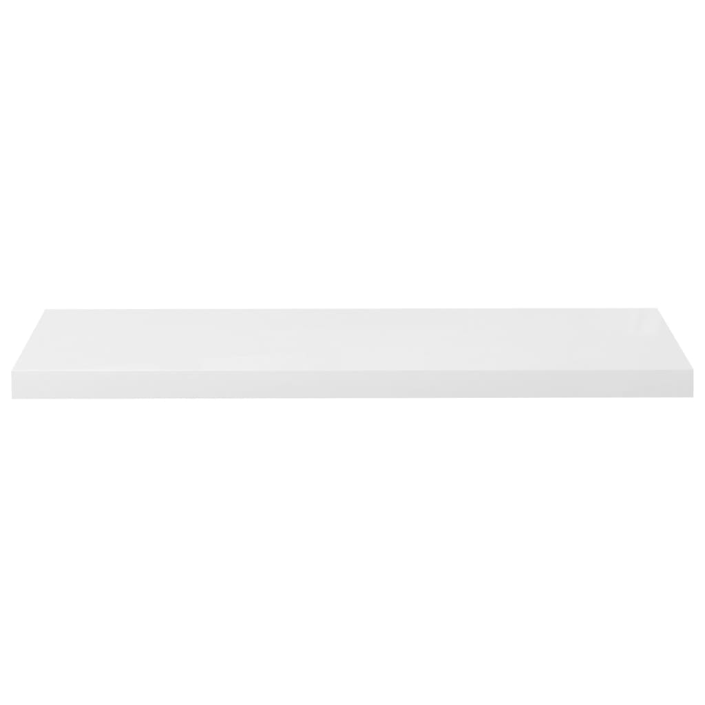Floating Wall Shelf High Gloss White 90x23.5x3.8 cm MDF- Wall Shelves & Ledges - HomeShopIreland - Home Shop Ireland - Wall Shelves & Ledges - Floating Wall Shelf High Gloss White 90x23.5x3.8 cm MDF