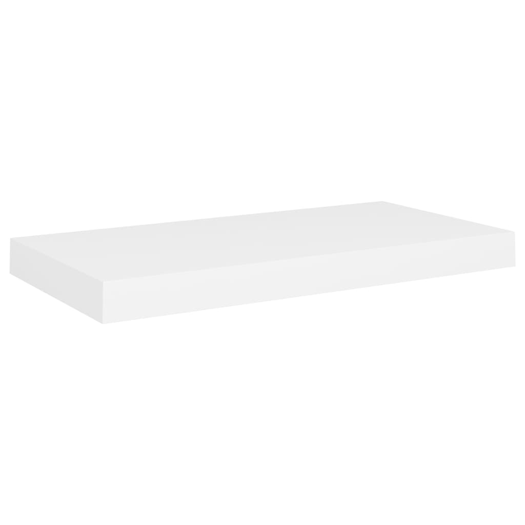 Floating Wall Shelves 4 pcs White 50x23x3.8 cm MDF- Wall Shelves & Ledges - HomeShopIreland - Home Shop Ireland - Wall Shelves & Ledges - Floating Wall Shelves 4 pcs White 50x23x3.8 cm MDF