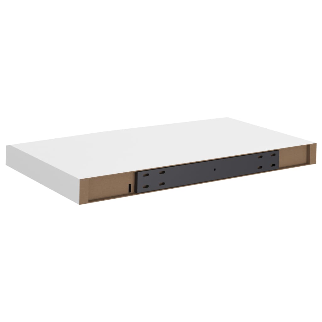 Floating Wall Shelves 4 pcs White 50x23x3.8 cm MDF- Wall Shelves & Ledges - HomeShopIreland - Home Shop Ireland - Wall Shelves & Ledges - Floating Wall Shelves 4 pcs White 50x23x3.8 cm MDF