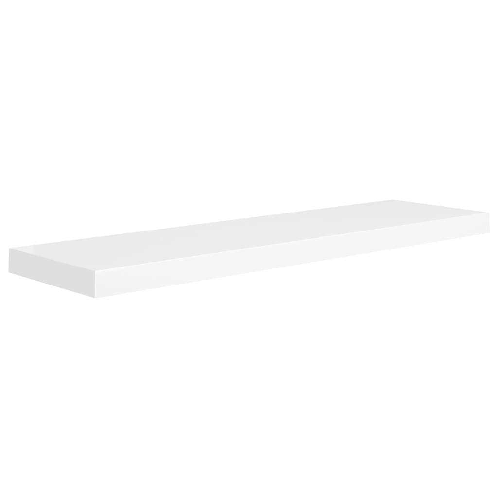 Floating Wall Shelves 4 pcs White 90x23.5x3.8 cm MDF- Wall Shelves & Ledges - HomeShopIreland - Home Shop Ireland - Wall Shelves & Ledges - Floating Wall Shelves 4 pcs White 90x23.5x3.8 cm MDF