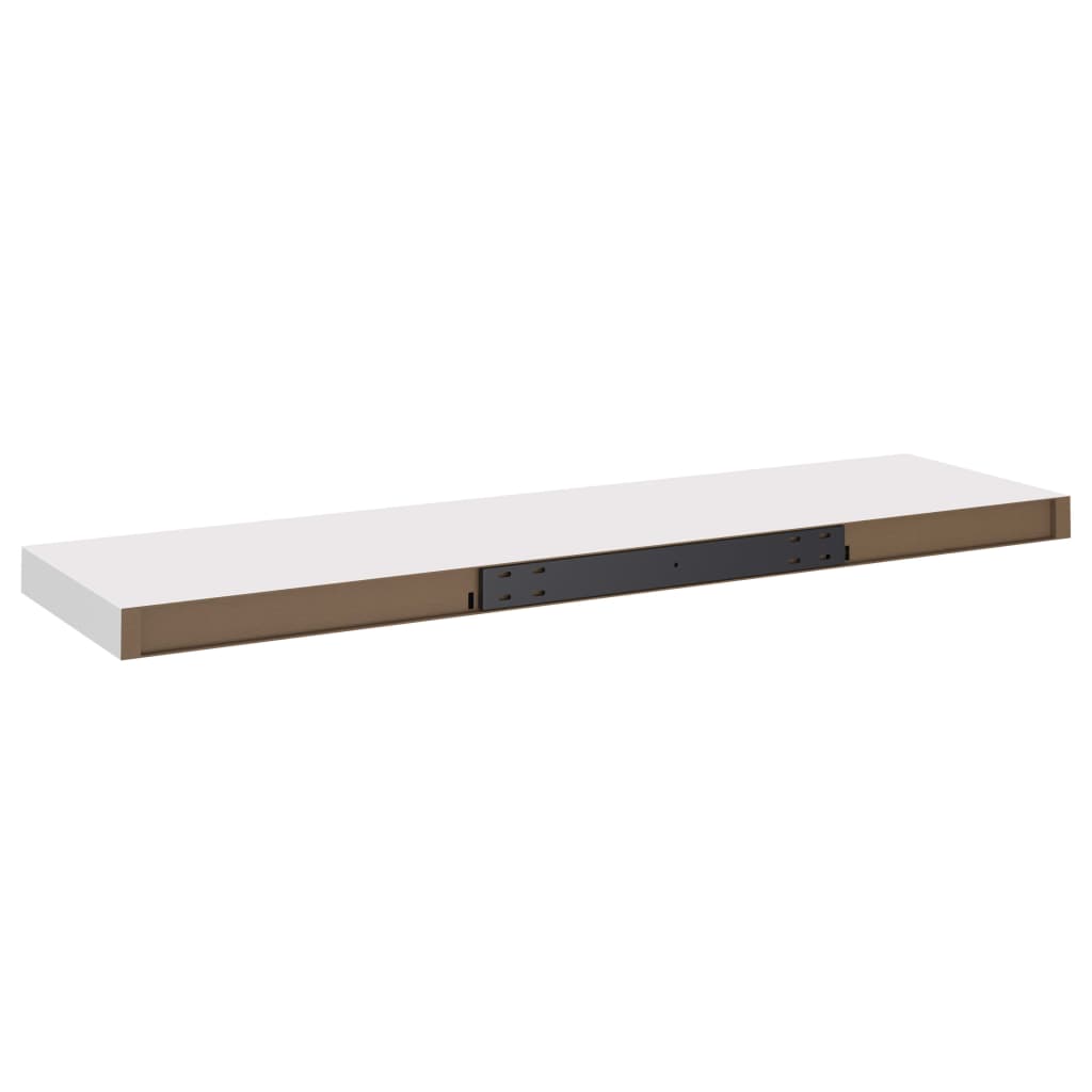 Floating Wall Shelves 4 pcs White 90x23.5x3.8 cm MDF- Wall Shelves & Ledges - HomeShopIreland - Home Shop Ireland - Wall Shelves & Ledges - Floating Wall Shelves 4 pcs White 90x23.5x3.8 cm MDF