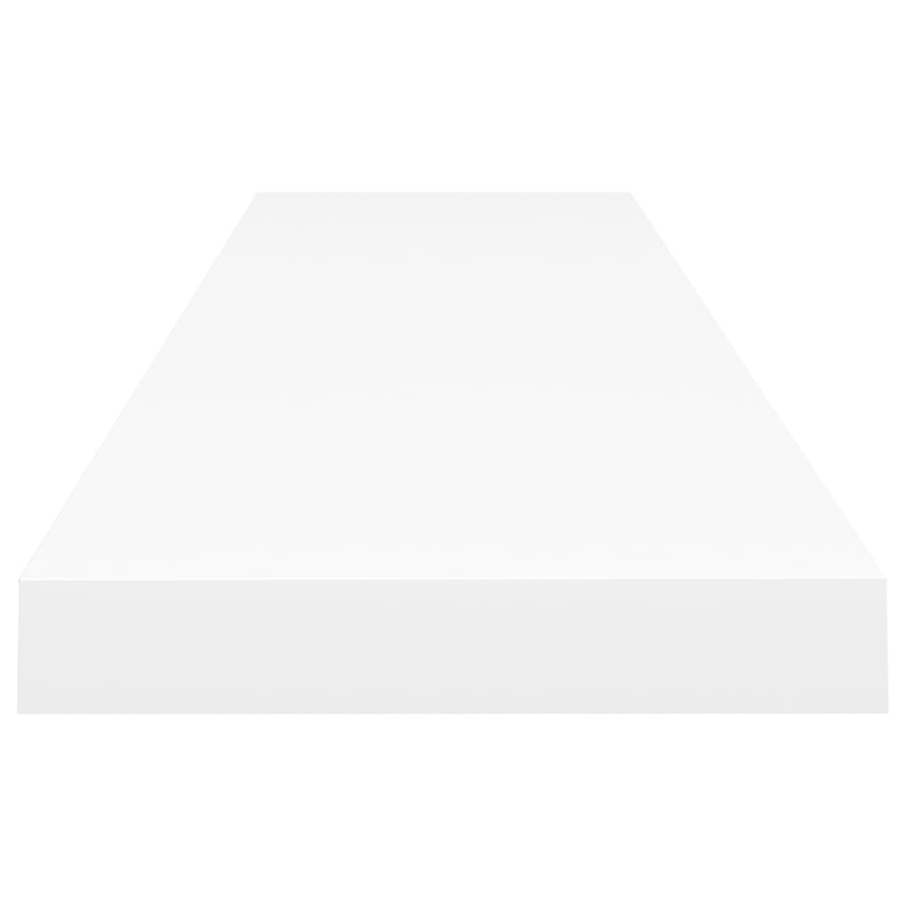 Floating Wall Shelves 2 pcs White 120x23.5x3.8 cm MDF- Wall Shelves & Ledges - HomeShopIreland - Home Shop Ireland - Wall Shelves & Ledges - Floating Wall Shelves 2 pcs White 120x23.5x3.8 cm MDF