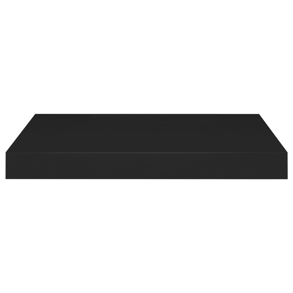 Floating Wall Shelves 2 pcs Black 40x23x3.8 cm MDF- Wall Shelves & Ledges - HomeShopIreland - Home Shop Ireland - Wall Shelves & Ledges - Floating Wall Shelves 2 pcs Black 40x23x3.8 cm MDF
