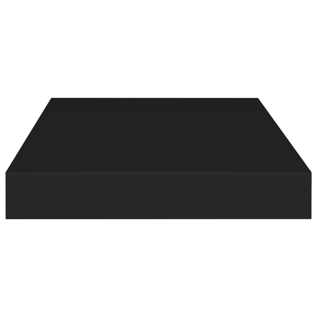 Floating Wall Shelves 2 pcs Black 40x23x3.8 cm MDF- Wall Shelves & Ledges - HomeShopIreland - Home Shop Ireland - Wall Shelves & Ledges - Floating Wall Shelves 2 pcs Black 40x23x3.8 cm MDF
