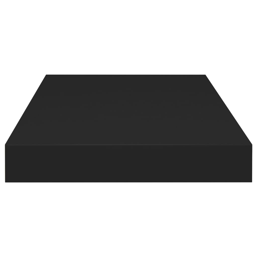 Floating Wall Shelves 2 pcs Black 50x23x3.8 cm MDF- Wall Shelves & Ledges - HomeShopIreland - Home Shop Ireland - Wall Shelves & Ledges - Floating Wall Shelves 2 pcs Black 50x23x3.8 cm MDF