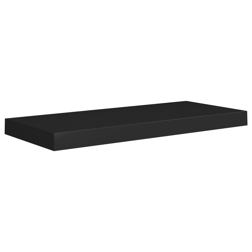 Floating Wall Shelves 4 pcs Black 60x23.5x3.8 cm MDF- Wall Shelves & Ledges - HomeShopIreland - Home Shop Ireland - Wall Shelves & Ledges - Floating Wall Shelves 4 pcs Black 60x23.5x3.8 cm MDF