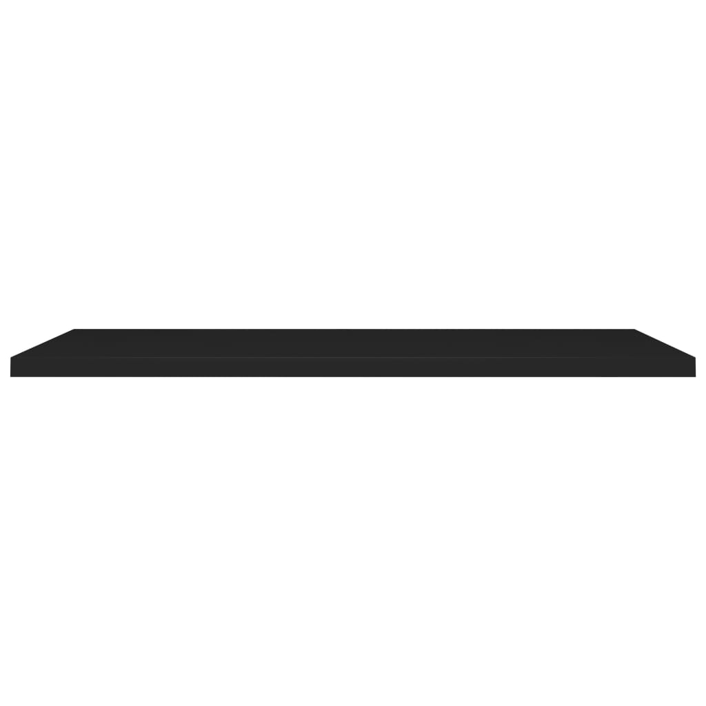 Floating Wall Shelves 4 pcs Black 120x23.5x3.8 cm MDF- Wall Shelves & Ledges - HomeShopIreland - Home Shop Ireland - Wall Shelves & Ledges - Floating Wall Shelves 4 pcs Black 120x23.5x3.8 cm MDF