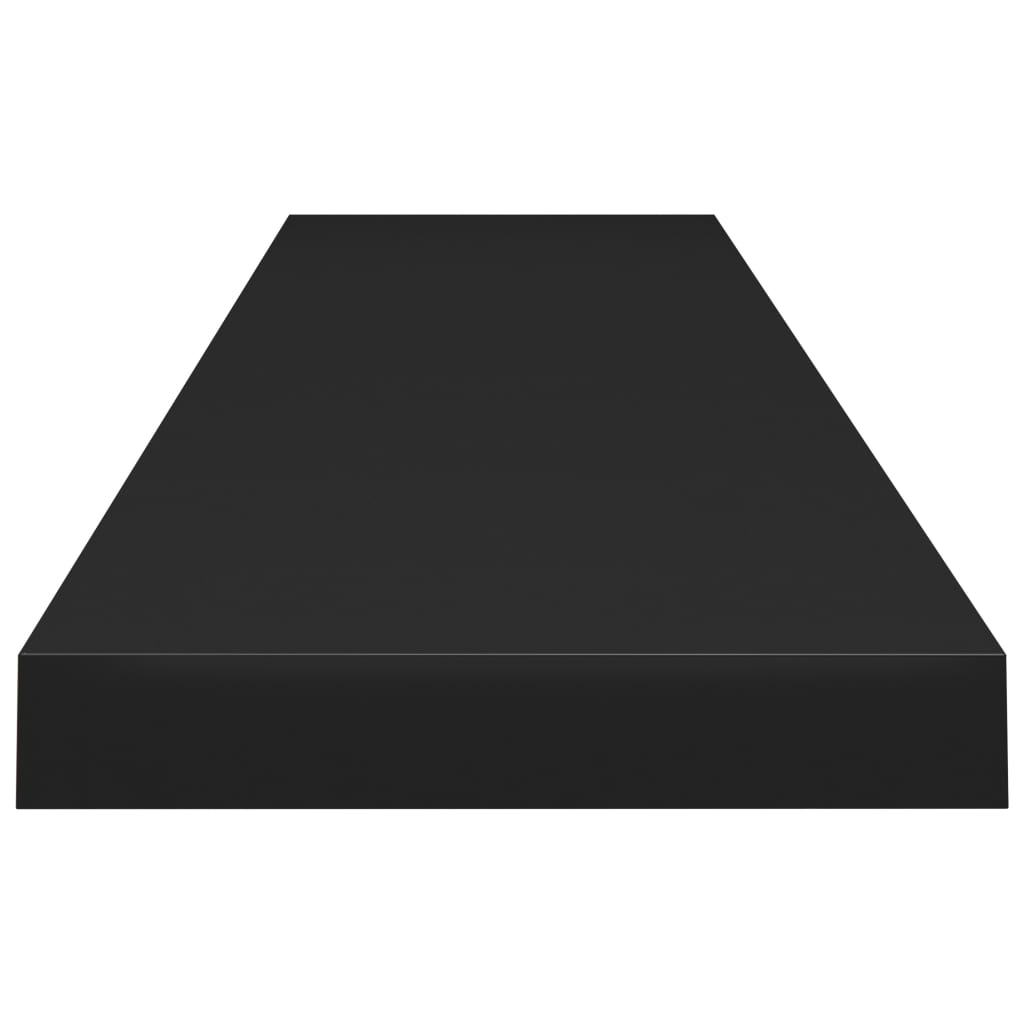 Floating Wall Shelves 4 pcs Black 120x23.5x3.8 cm MDF- Wall Shelves & Ledges - HomeShopIreland - Home Shop Ireland - Wall Shelves & Ledges - Floating Wall Shelves 4 pcs Black 120x23.5x3.8 cm MDF