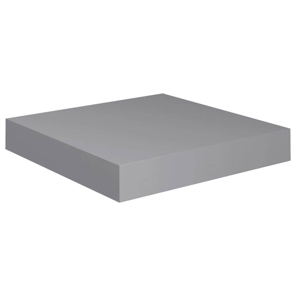 Floating Wall Shelf Grey 23x23.5x3.8 cm MDF- Wall Shelves & Ledges - HomeShopIreland - Home Shop Ireland - Wall Shelves & Ledges - Floating Wall Shelf Grey 23x23.5x3.8 cm MDF