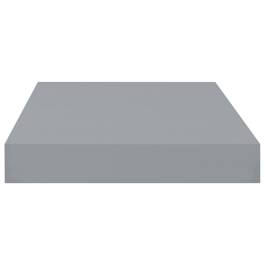 Floating Wall Shelf Grey 40x23x3.8 cm MDF- Wall Shelves & Ledges - HomeShopIreland - Home Shop Ireland - Wall Shelves & Ledges - Floating Wall Shelf Grey 40x23x3.8 cm MDF
