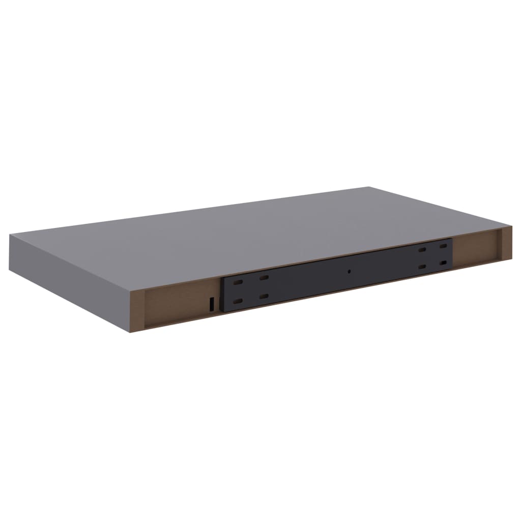Floating Wall Shelves 4 pcs Grey 50x23x3.8 cm MDF- Wall Shelves & Ledges - HomeShopIreland - Home Shop Ireland - Wall Shelves & Ledges - Floating Wall Shelves 4 pcs Grey 50x23x3.8 cm MDF
