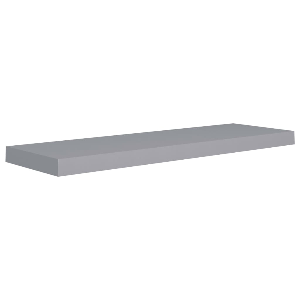 Floating Wall Shelves 4 pcs Grey 80x23.5x3.8 cm MDF- Wall Shelves & Ledges - HomeShopIreland - Home Shop Ireland - Wall Shelves & Ledges - Floating Wall Shelves 4 pcs Grey 80x23.5x3.8 cm MDF
